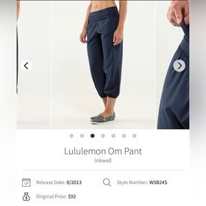 Lululemon Om Pant